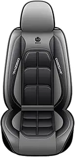 QIOZO car seat Cover Suitable for Volkswagen AMAROK Jetta, Santana Variant Lamando Lavida Vista Auto Parts/Waterproof/Sports Leather/Grey Standard Edition