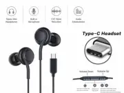 USB C Type C Handsfree Earphone for Samsung Galaxy S25 S25+ S25 Ultra