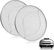 KINLYBO 2PCS Replacement Splatter Shield for Ninja Foodi FG551 Air Fryer,Stainless Steel Splatter Screen Part for Ninja Foodi Smart XL 6-in-1 Indoor Grill, FG550, BG500A, DG551