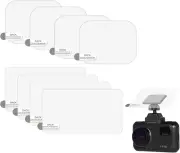 8PCS Windshield Electrostatic Stickers for Dash Cam, Premium Adhesive Reflective