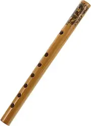 GOOHOCHY 6hole Bamboo Flute Boys and Girls Clarinet Practice Instrument Lightweight Musical Wind Instrument