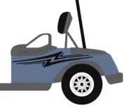 Zed Golf Cart Decal 3M Vinyl Graphic Sticker Kit EZ Go Club Car Yamaha Star