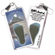 Cleveland FootWhere® Souvenir Zipper-Pull. Made in USA