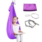 Hod Health And Home Purple Kids' Outdoor Hanging Swing Pod Chair Comfortable & D