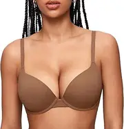 [INLYRIC] Women's Push Up Bra Tshirt Demi Supportive Bras Underwire Plunge Padded Comfortable Inbarely Plus Collection