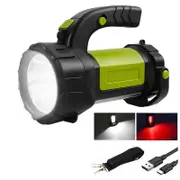 Nevenka Portable Bright Camping Light for Emergency LED Flashlight Spotlight-Green