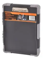 Tactix Clipboard Organiser Documents Stationary Holder Protective Case Office