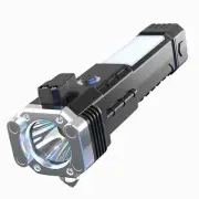 Car Safety Hammer Rechargeable Treasure Work Light Selfrescue Defense Flashlight
