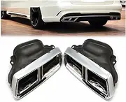 Compatible For Benz W212 E63 AMG Exhaust Tip Automotive Stainless Steel Exhaust System Muffler Body Modification Parts 2009-2012