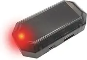 Car Alarm Light | Car Theft Alarm Device - Solar Powered Wireless Waterproof Portable High Visibility Security Light for Vehicle Automotive Truck