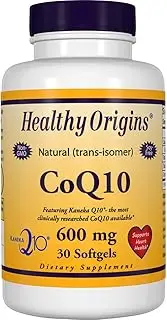 [Healthy Origins] CoQ10 (Kaneka Q10) 600 mg, 30 Softgels
