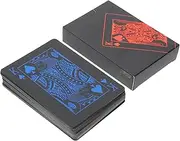 Set of 2 Poker Cards Waterproof Portable Plastic Cards for Poker Games 2 Player Games Home Entertainment