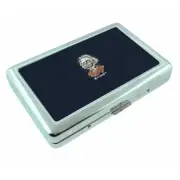 Zombie Einstein Em1 Silver Metal Cigarette Case RFID Protection Wallet