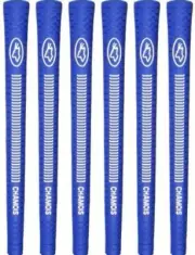 Avon Chamois Blue Jumbo Golf Grips - Set of 6 - New