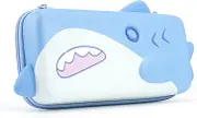 Geekshare Cute Carry Case Compatible with Switch/Switch OLED - Portable Hardshell Slim Travel Carrying Case fit Switch Console & Game Accessories -- Shark