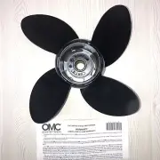 Propeller 10-1/2 x 12 Aluminum 4-Blade Johnson Evinrude 176424