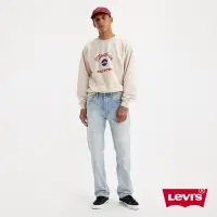 在飛比找Yahoo奇摩購物中心優惠-Levis 男款 經典501直筒牛仔褲 / 淺藍水洗X多重磨