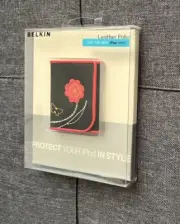 Belkin Flower Leather folio case for iPOD Nano 3rd Gen Magnetic closure