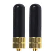 2pcs SRH805S SMA-F Female Dual Band Antenna for Baofeng GT-3 UV-5R BF-888s Radio