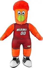 Bleacher Creatures Miami Heat Burnie 20" NBA Mascot Jumbo Plush Figure - A Mascot for Play or Display