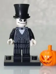 Custom Lego Jack Skellington Minifigure -Nightmare Before Christmas, Ships Free!