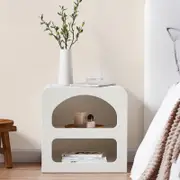 Sorrento White Bedside Table