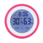 Time Digital Temperature Humidity +/-1C Accuracy 90*90*26mm Function Newest