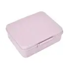 Pink Wheat Straw Bento Snack Box Lunch Box for Travel, Office