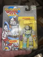 Bionic Six LJN Klunk 1986 Vintage Action Figure - "EXTREMELY RARE" sealed card
