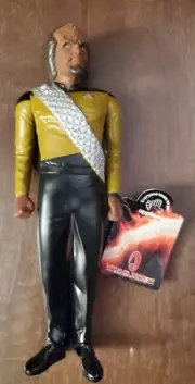 STAR TREK 1994 Applause Vinyl Doll Lieutenant Worf TNG Action Figure Toy