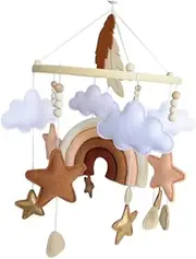 Gitohoni Hanging Mobile for Infants, Bed Bell, Nursery Decor, Photography Props, Rainbow, as described