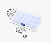 4 Pack of 15 Grid Storage Box,Jewelry Storage Box,Multi Compartment Box