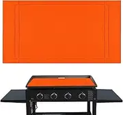 36 Inches Griddle Mat Compatible with Griddle Accessories Food Grade Silicone Heavy Du Grill Cover for All Season Cooking Deck Protector from NTS Debris and Rust Orange