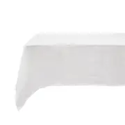 Bambury French Flax Linen Ivory Tablecloth