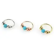 [BESTYASH] 3pcs Nose Studs Nose Piercing Ring Nose Hoop Nose Piercing Nose Rings Hoop Punk Nose Ring Nose Rings Studs Nose Barbell Ring Nose Bead Ring Nose Screw Studs Ring