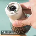 Pepper Mill Manual Reusable Glass Visible Body Salt Grinder Lightweight