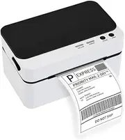 JSEIAJB Portable Shipping Label Printer High Speed Port Direct Thermal Printer Label Maker Sticker Support 30-85mm Paper Width