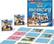Ravensburger Paw Patrol Mini Memory Game - Matching Picture Snap Pairs Game for Kids Age 3 Years and Up
