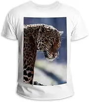 [VBFOFBV] Cotton T Shirts Women Cute Graphic Shirt Funny Tees Tops, Men's T-Shirts, Leopard Animal