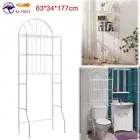 Free Standing Bath Rack Shelf Over Toilet Storage Cabinet Towel Holder Organizer
