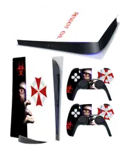 1st Edition PS5 Themed Decal Sticker Wrap For Disc Edition Console - Resident Evil