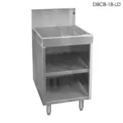 Glastender DBCB18LD 18" x 24" Underbar Open Front Drainboard Cabinet