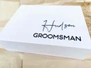 Personalised Bridesmaid Box Proposal Gift Box Groomsmen Best man Magnetic Empty