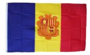 ANDORRA FLAG 3' x 5' FLAG - NEW 3X5 FOOT INDOOR OUTDOOR COUNTRY FLAG