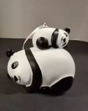 Hallmark Panda Bear Mom & Baby Cub Child Ornament - New with Tag