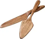 Wedding Cake Serving Set | Wooden Cake Cutter and Server Set | Rustic Pie Cutter Pastry Serving Set Utensils Wedding Seta-au