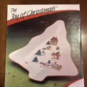 The joy of Christmas Jamestown China- Vintage Christmas Tidbit dish