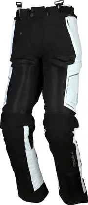 Modeka Khao Air, textile pants waterproof , color: Black/Light Grey , size: Long M