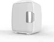 Mini Refrigerator for Bedroom, Refrigerator and Warmer for Skin Care, Portable Small Refrigerator with 12V DC, 110~240V AC for Food, Beverage, Car, Grey-12L