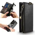 Flip Soft Leather Wallet Cards Zipper Pocket Case Coin Cover For iPhone 13/12/11